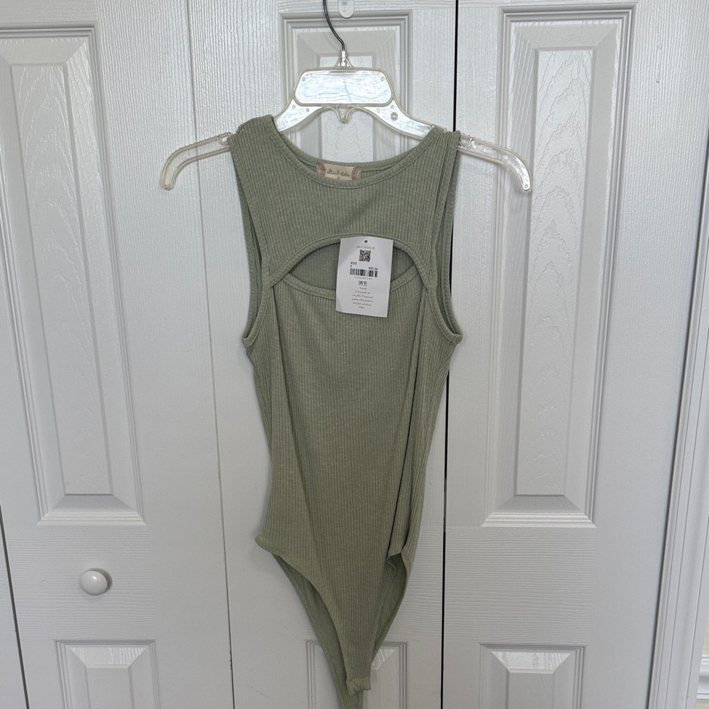Altar'd State Bodysuit in Light Green NWT